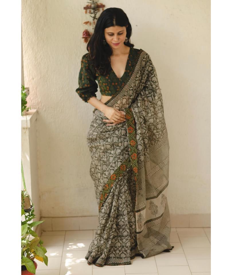 DF 30 Chamki Printed Daily Wear Sarees Catalog